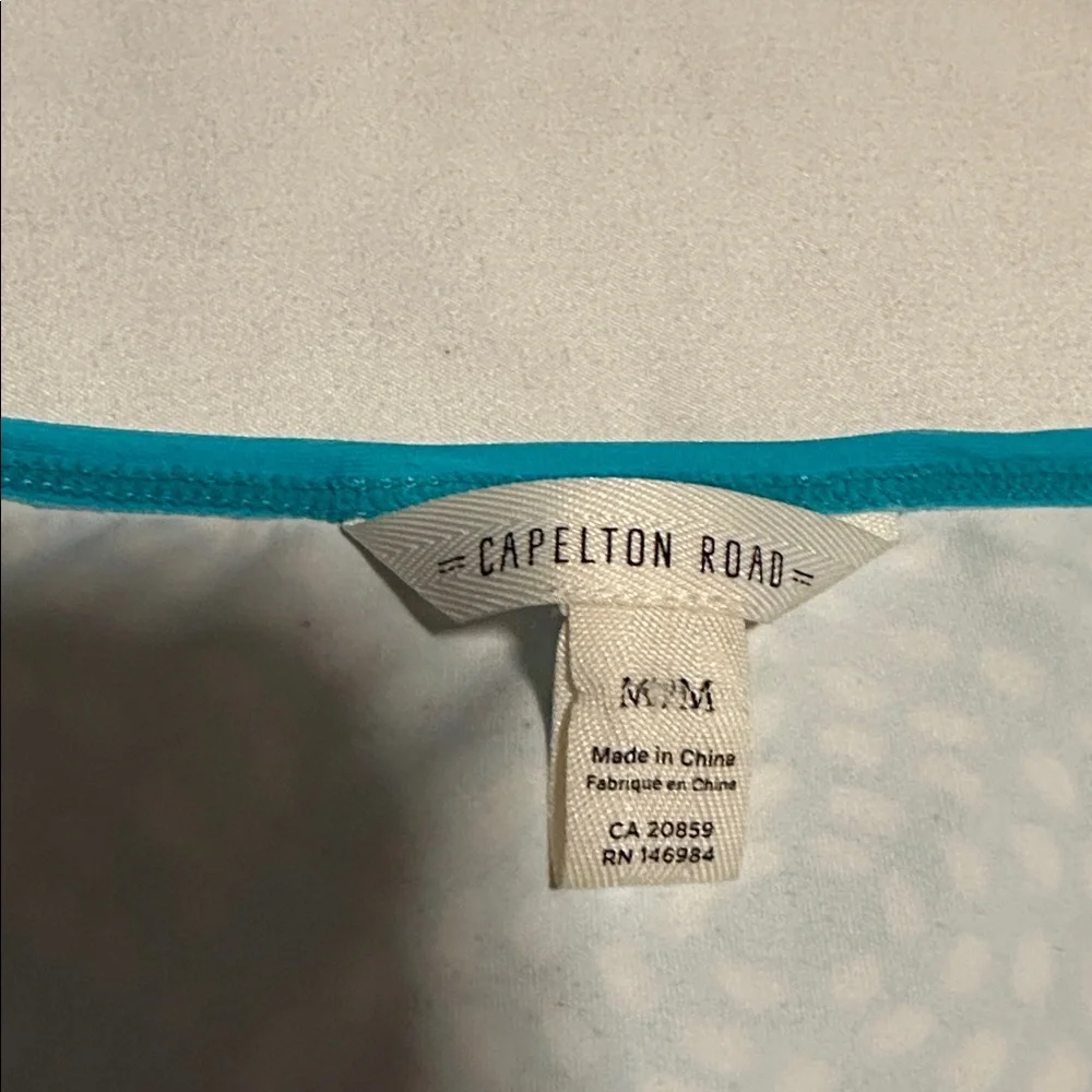 Capelton Road Patterned Dress with White Accents